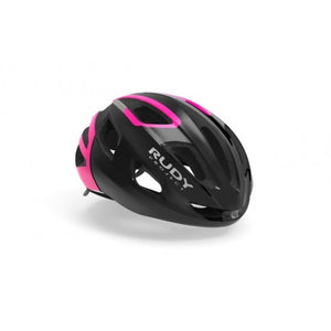 Casco Rudy Project Strym Black/Pink Fluo Shiny S-M (55-58cm)