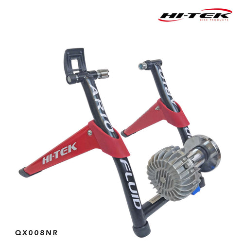 Entrenador Hi-Tek Fluid Ario Ruta p/Rueda Trasera Negro/Rojo