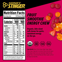 Cargar imagen en el visor de la galería, Sobre Fruit Smoothie Honey Stinger Energy Chews