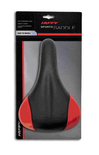 Asiento Huffy Ergo Negro/Rojo 171x368