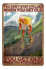 Cargar imagen en el visor de la galería, Placa Nostalgic Art Bicycle Lamina