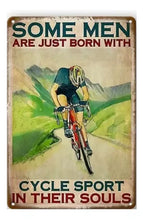 Cargar imagen en el visor de la galería, Placa Nostalgic Art Bicycle Lamina