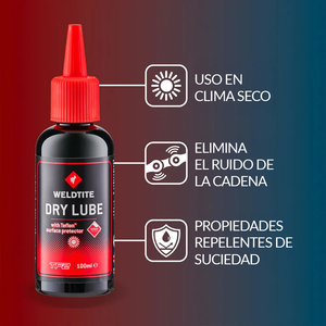 Aceite Weldtite para cadena Seco con Teflon