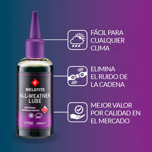 Aceite Weldtite para cadena Universal con Teflon