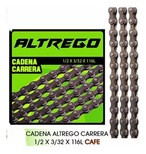 Cadena Altrego 1/2 X 3/32 X 116L Plata