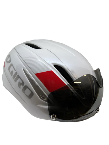 Casco Giro Air Attack Shield Blanco/Rojo