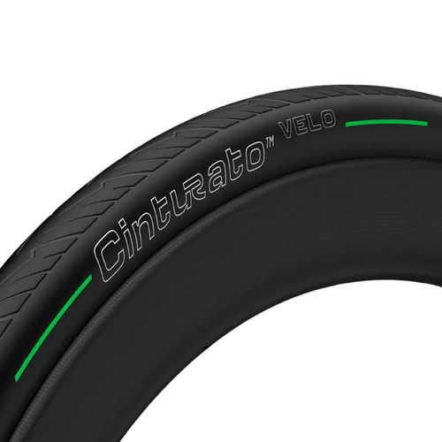 Llanta Ruta Pirelli Cinturato Velo TLR 700 x 26C Negro/Verde