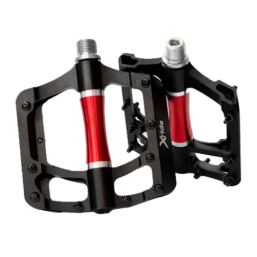 Pedal de Plataforma Xride Velocy Negro/Rojo