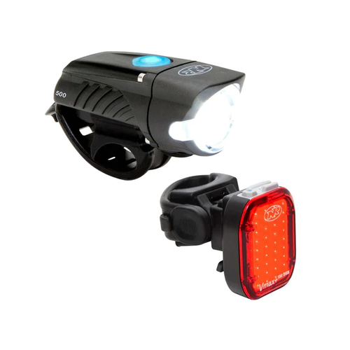 Combo de luces Nite Rider Swift 500 Lum y Vmax+ 150 Lum