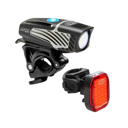 Combo de luces Nite Rider Lumina Micro 650 Lum y Vmax+ 150 Lum